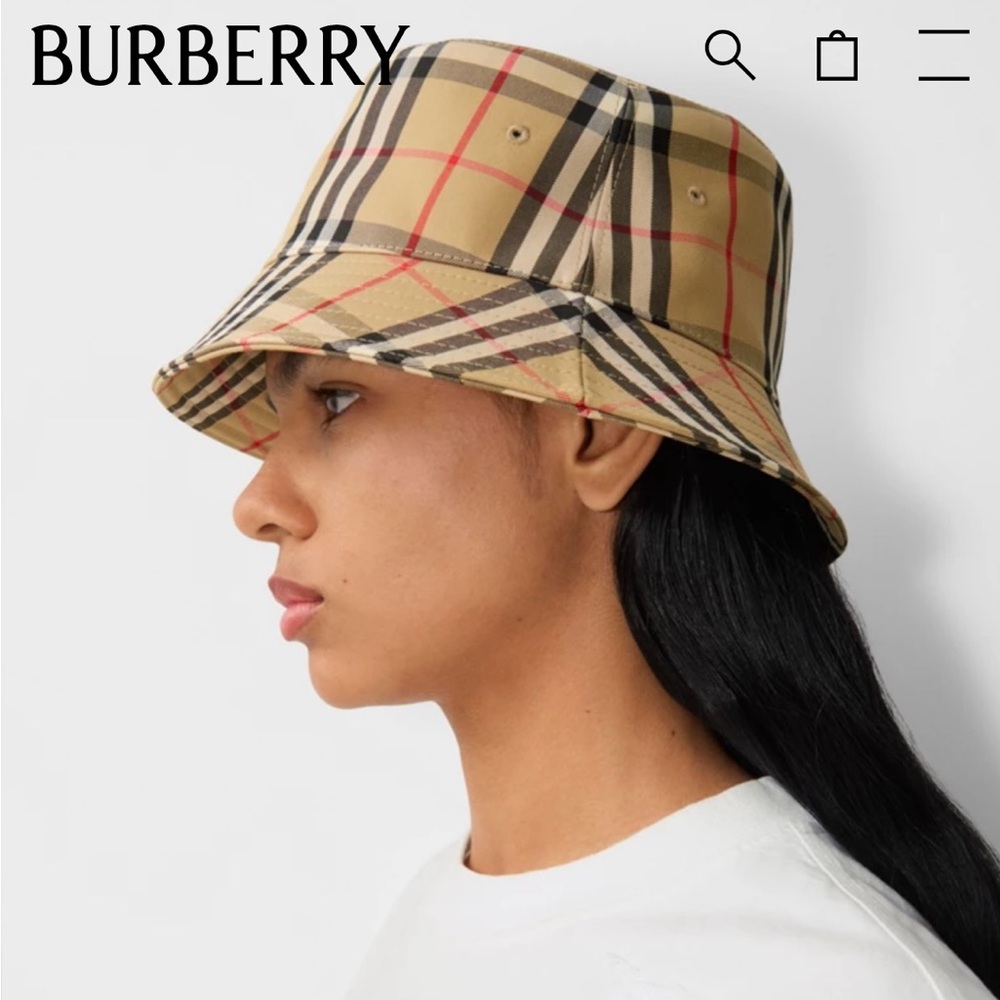 Burberry vintage check bucket hat - Picture 3 of 3